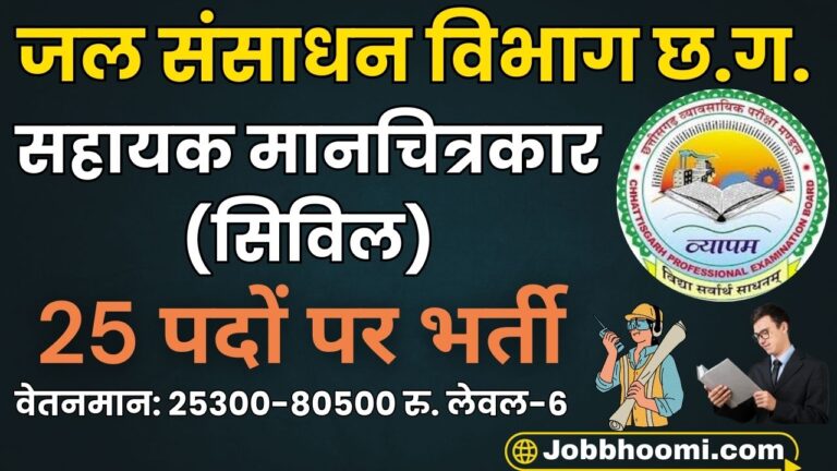 Cg Jal Sansadhan Vibhag Vacancy