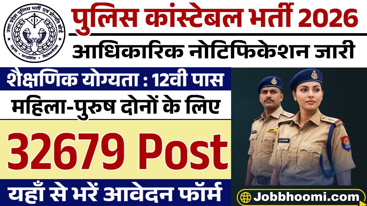 UP Police Constable Recruitment 2026