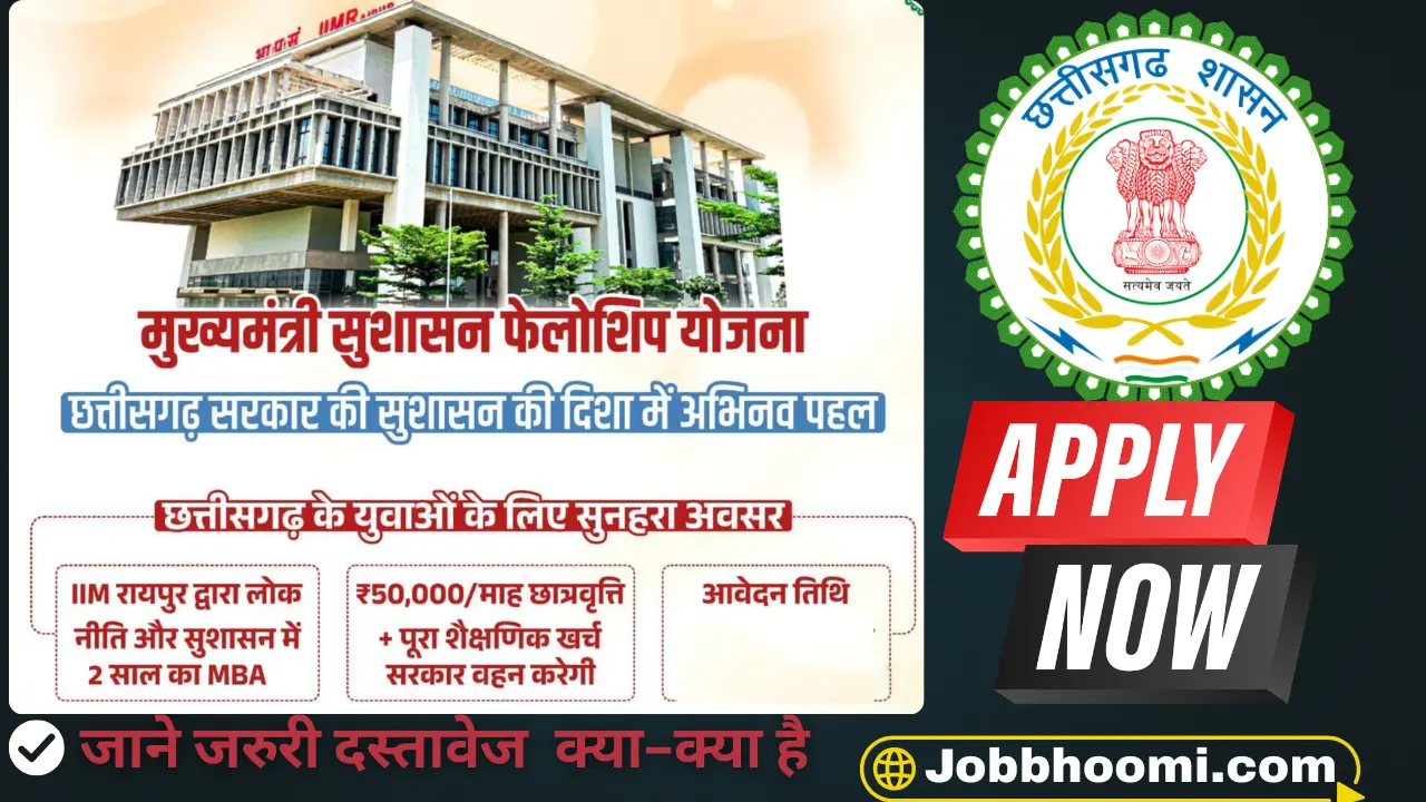 CM Good Governance Fellowship Chhattisgarh