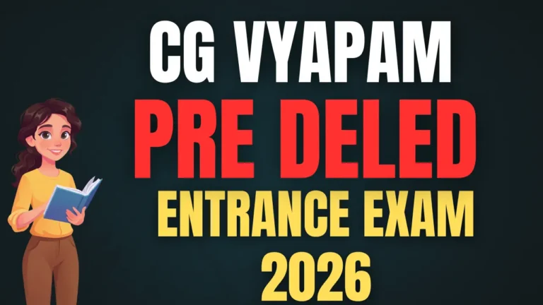CG Pre DElEd 2026